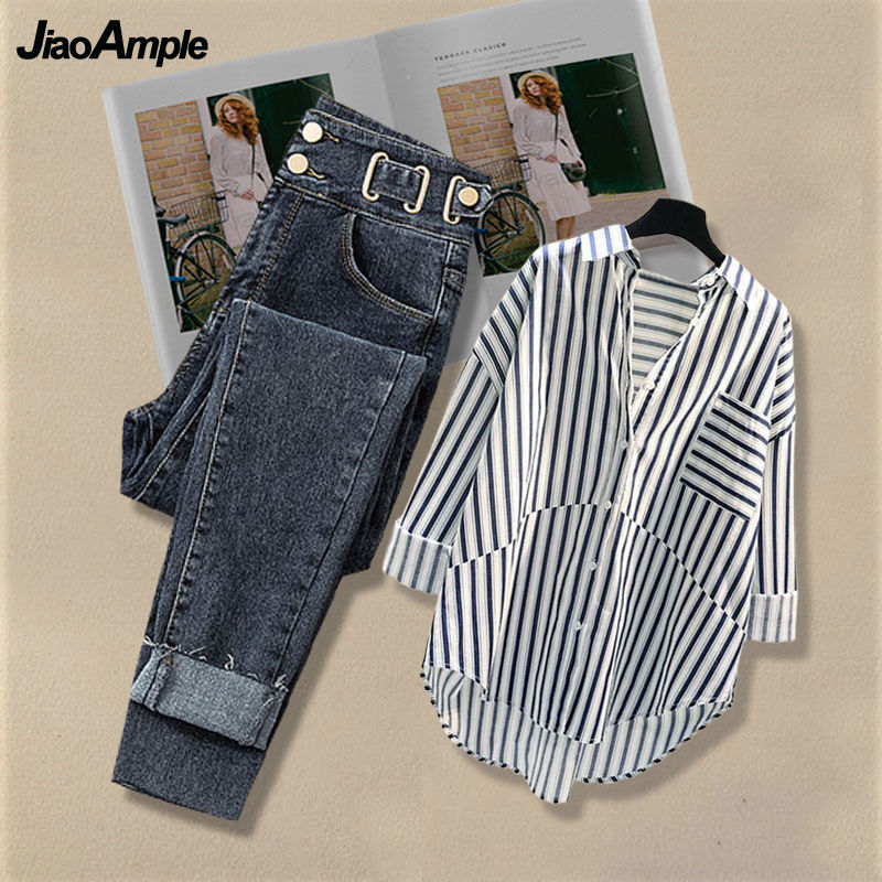 Women Formal Wear Tops - Damski Zestaw Wiosna/Lato 2026 Koreański Elegancki