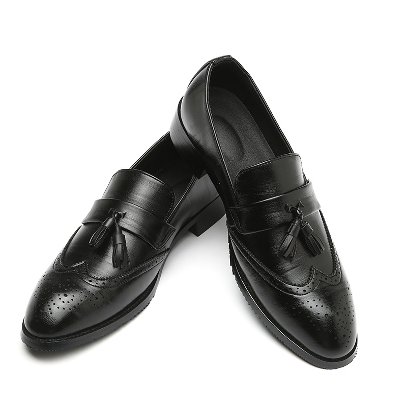 Women Formal Office Wear Shoes - Klasyczne męskie skórzane mokasyny z frędzlami,