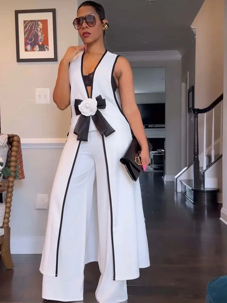 Women Formal Wear Tops - Muszka Aplikacje Dekolt w szpic Bez