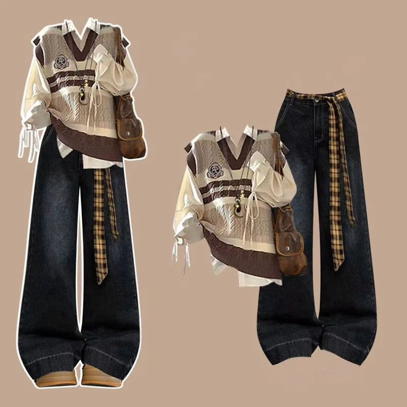 Modny damski zestaw jesienno-z – Women Formal Wear Tops recenzja i cena