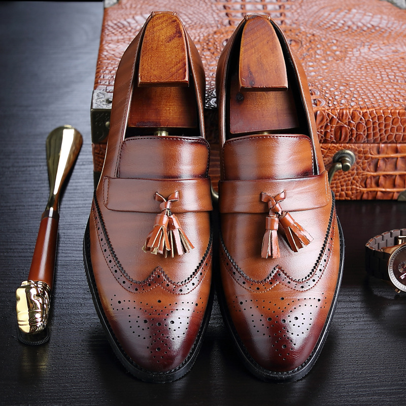 Klasyczne męskie skórzane moka – Women Formal Office Wear Shoes recenzja i cena