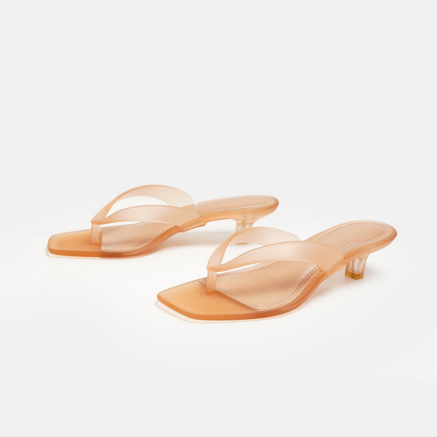 Koreańskie sandały japonki z P – Kitten Heel Women recenzja i cena