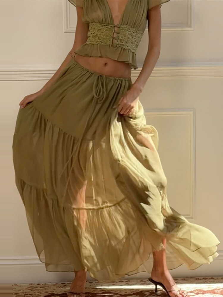 Elegancki damski komplet: kosz – Women Formal Wear Tops recenzja i cena